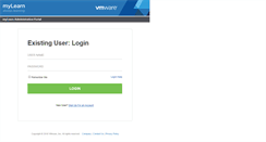 Desktop Screenshot of mylearn.vmware.com