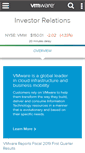 Mobile Screenshot of ir.vmware.com